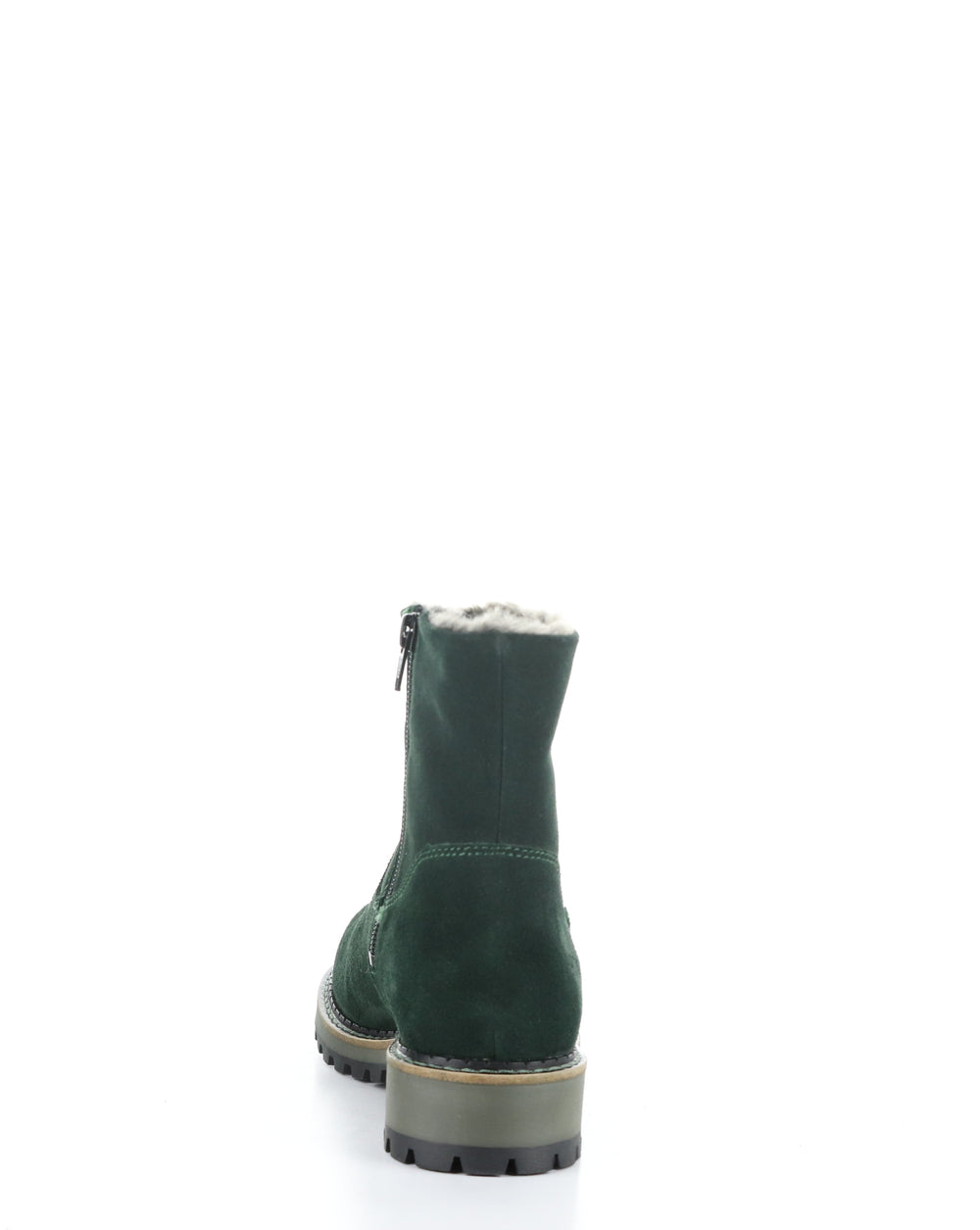 CALIB BOTTLE GREEN Round Toe Boots
