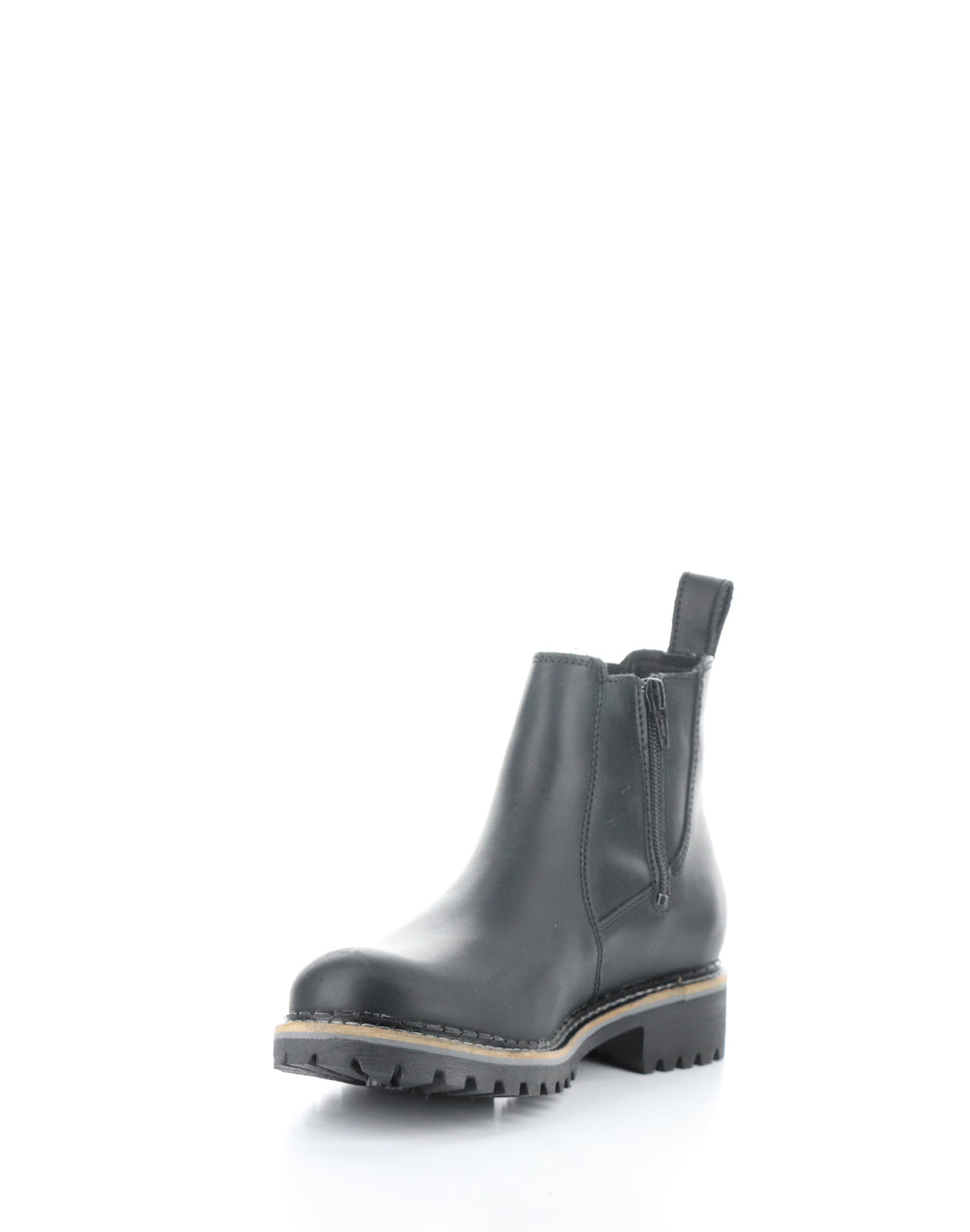 CAMERON BLACK Round Toe Boots