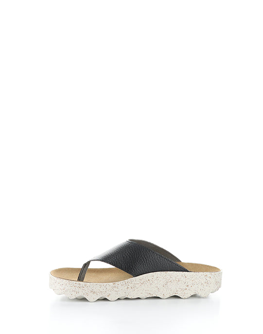 Cami223Asp 005 Black Eco Faux Leather