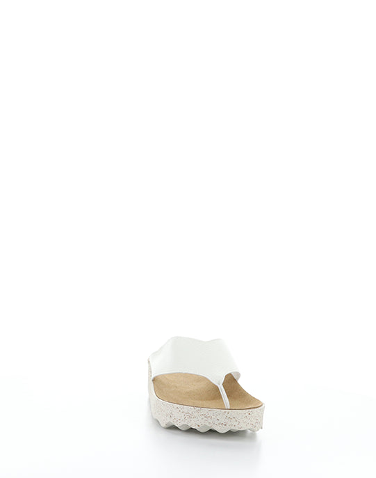 Cami223Asp 006 White Eco Faux Leather