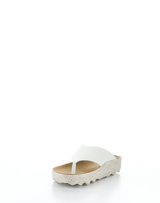 Cami223Asp 006 White Eco Faux Leather