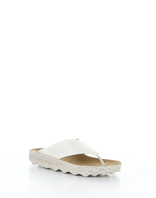 Cami223Asp 006 White Eco Faux Leather