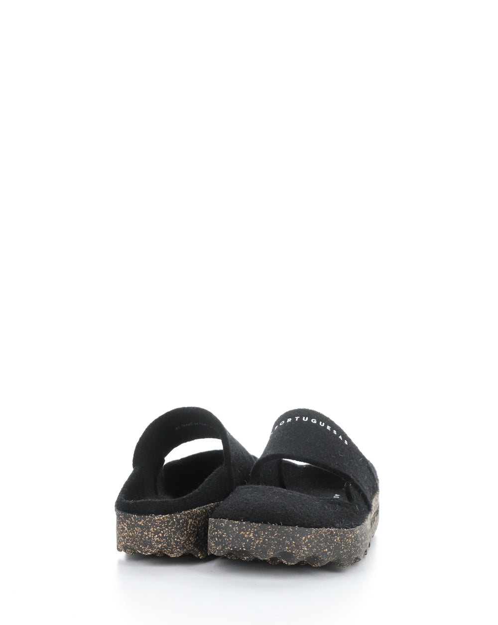 CANU185ASP 001 BLACK Round Toe Mules