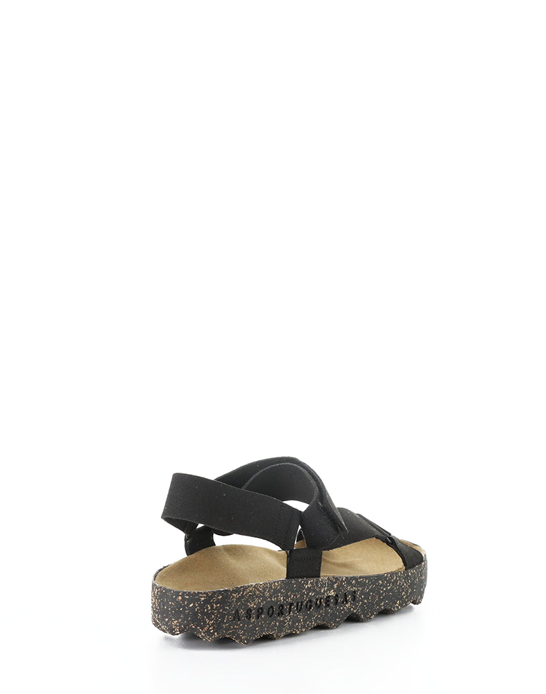 CLEW222ASP 007 BLACK BIO SUEDE