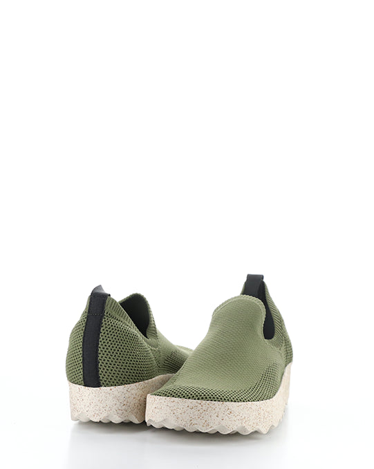 CLIP236ASPM 003 OLIVE RECYCLED KNITT