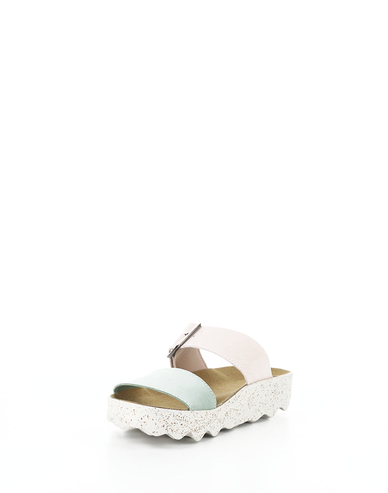 COLY225ASP 023 PINK/MINT ECO NUBUCK