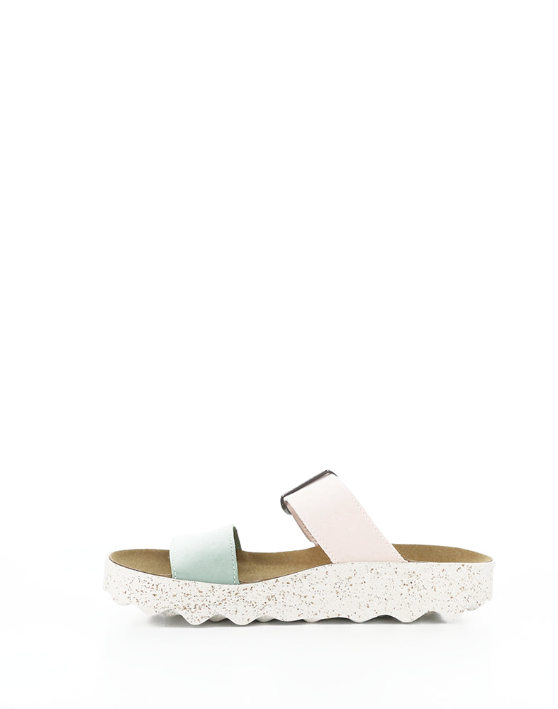 COLY225ASP 023 PINK/MINT ECO NUBUCK
