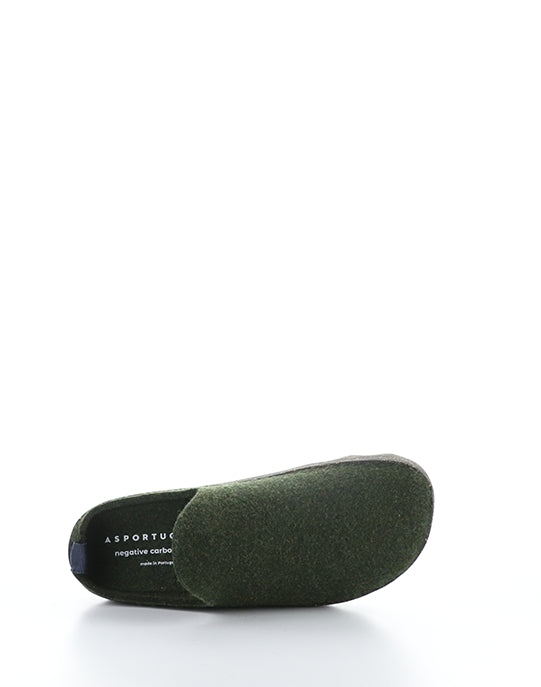 COME023ASP 034 MILITARY GREEN TWEED/FELT