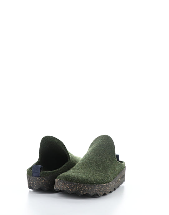 COME023ASP 034 MILITARY GREEN TWEED/FELT