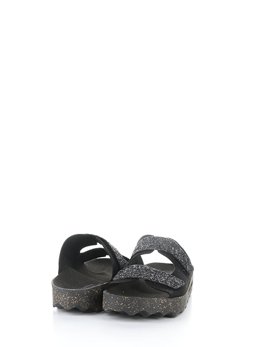Cosh279Asp 000 Black Faux Suede/Glitter