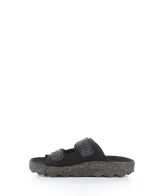 Cosh279Asp 000 Black Faux Suede/Glitter