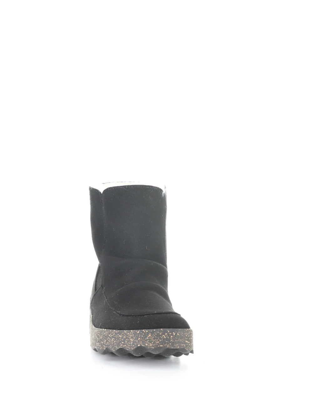 CUFF296ASP 008 BLACK COWSUEDE RECYCLED/FAUX FUR