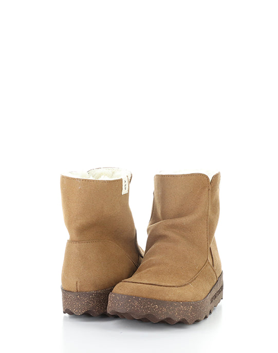 Cuff296Asp 001 Cognac Ecosuede/Fauxfur