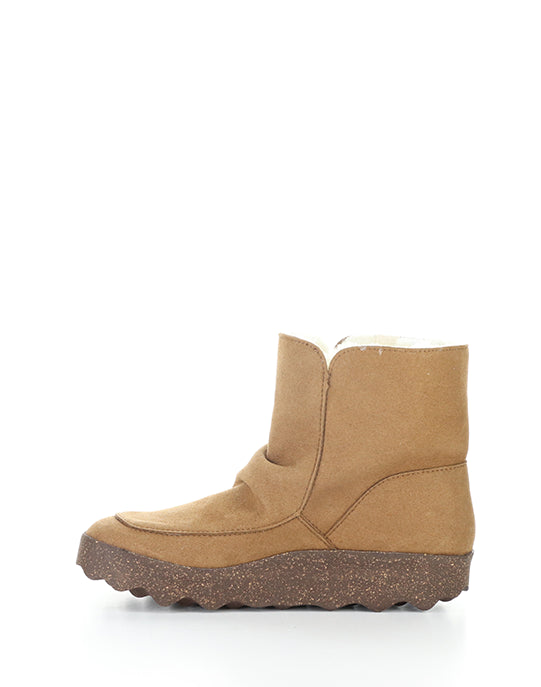 Cuff296Asp 001 Cognac Ecosuede/Fauxfur