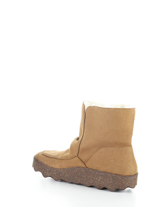 Cuff296Asp 001 Cognac Ecosuede/Fauxfur