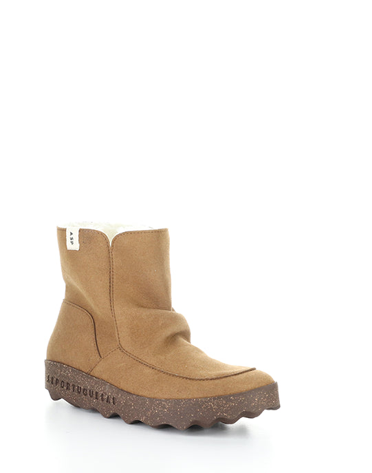 Cuff296Asp 001 Cognac Ecosuede/Fauxfur