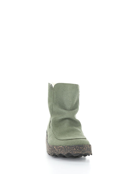 Cuff296Asp 002 Deep Green Ecosuede/Fauxfur