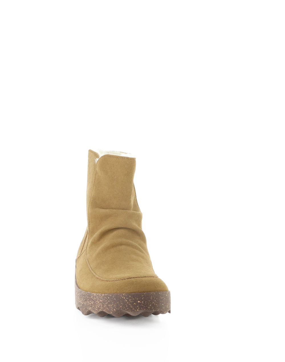 CUFF296ASP 009 TOBACCO COWSUEDE RECYCLED/FAUX FUR