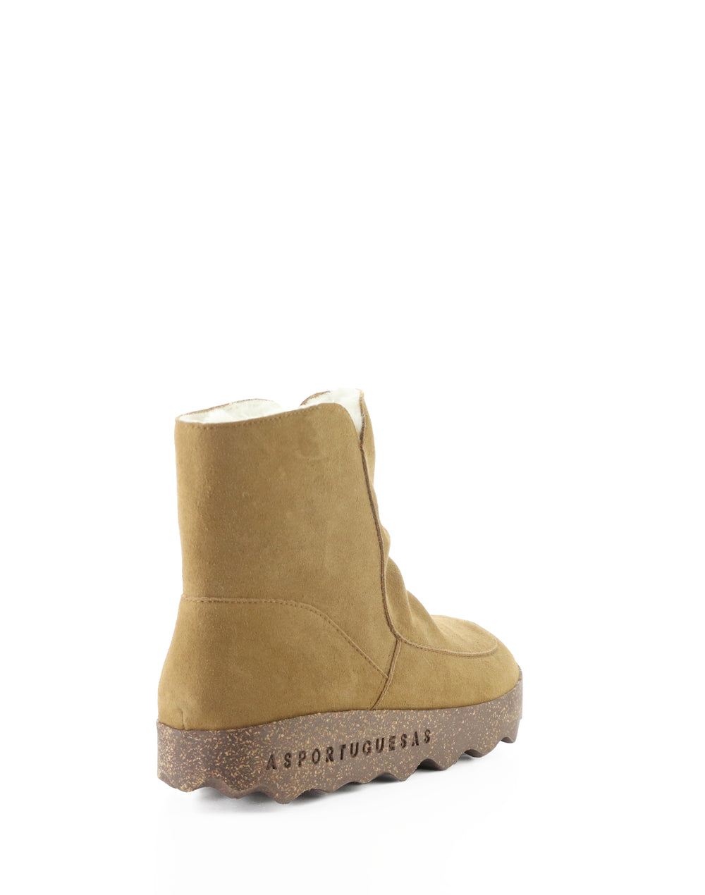 CUFF296ASP 009 TOBACCO COWSUEDE RECYCLED/FAUX FUR