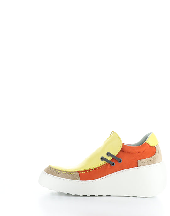DAVY667FLY 001 TAUPE/YL/OR DUBLIN/SUEDE