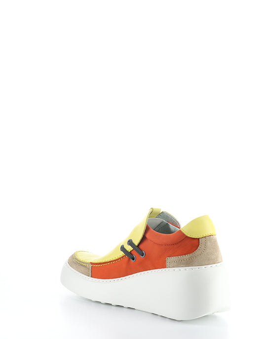 DAVY667FLY 001 TAUPE/YL/OR DUBLIN/SUEDE