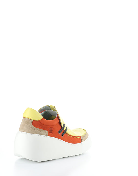 DAVY667FLY 001 TAUPE/YL/OR DUBLIN/SUEDE