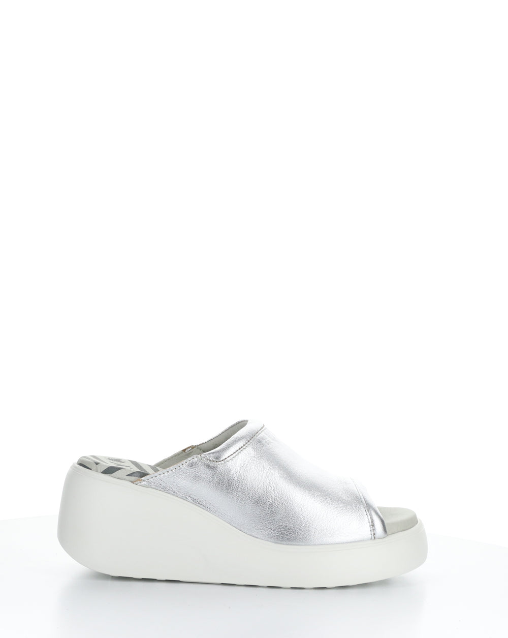 DOLI042FLY 002 SILVER Round Toe Sandals