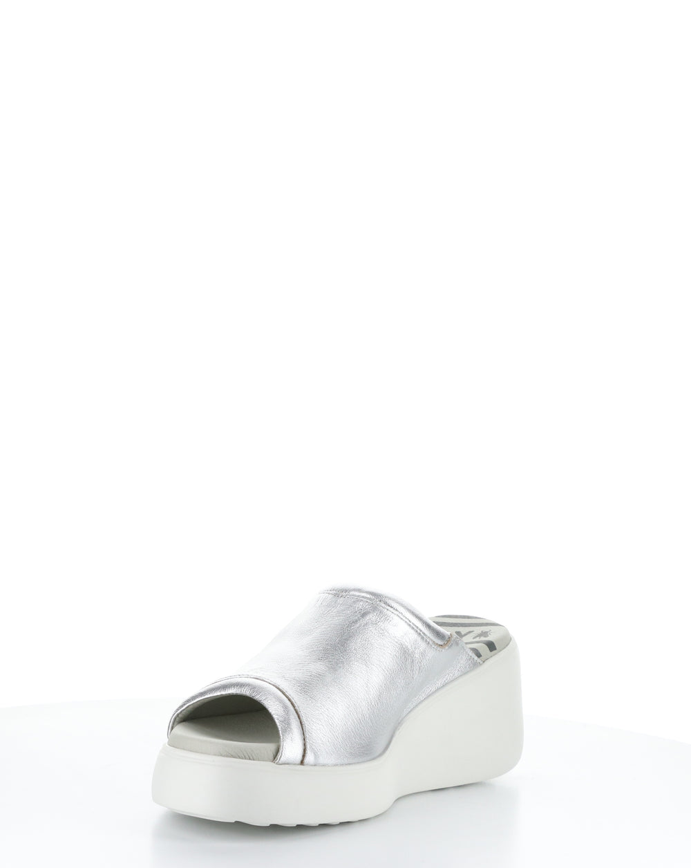 DOLI042FLY 002 SILVER Round Toe Sandals