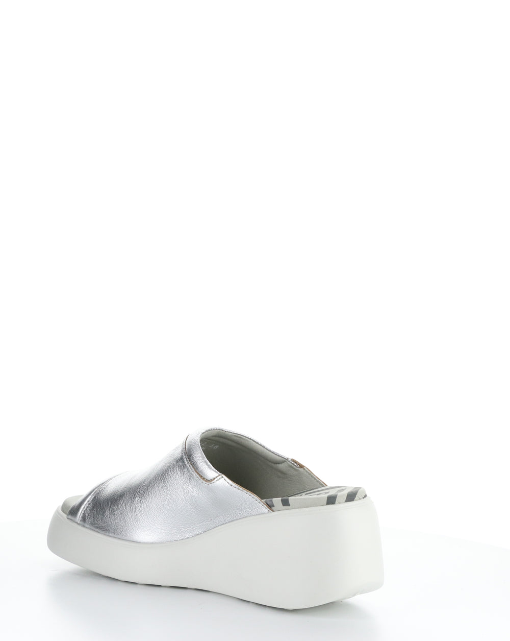 DOLI042FLY 002 SILVER Round Toe Sandals