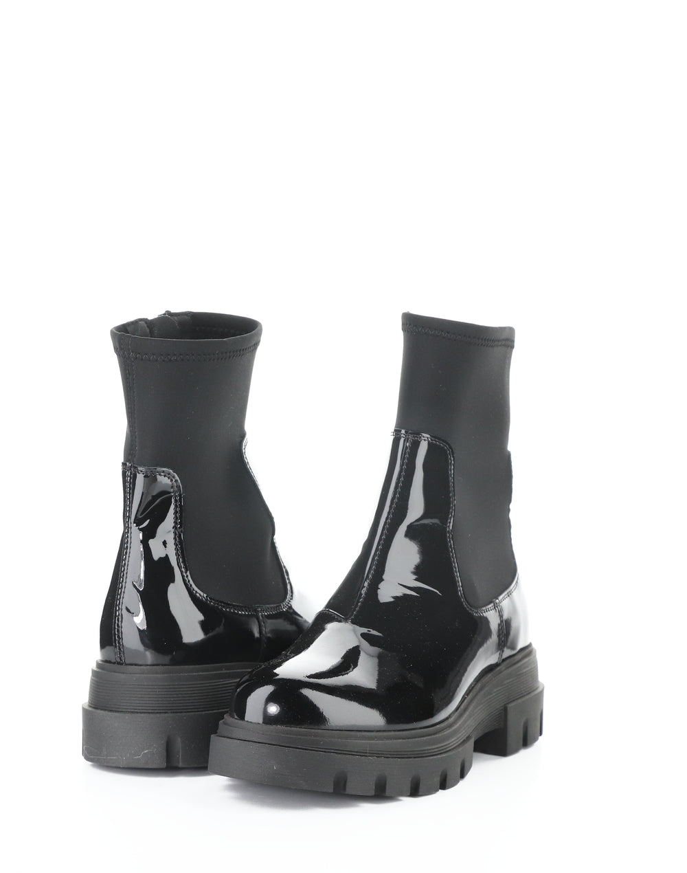 FIVE2 BLACK PATENT/TRICO