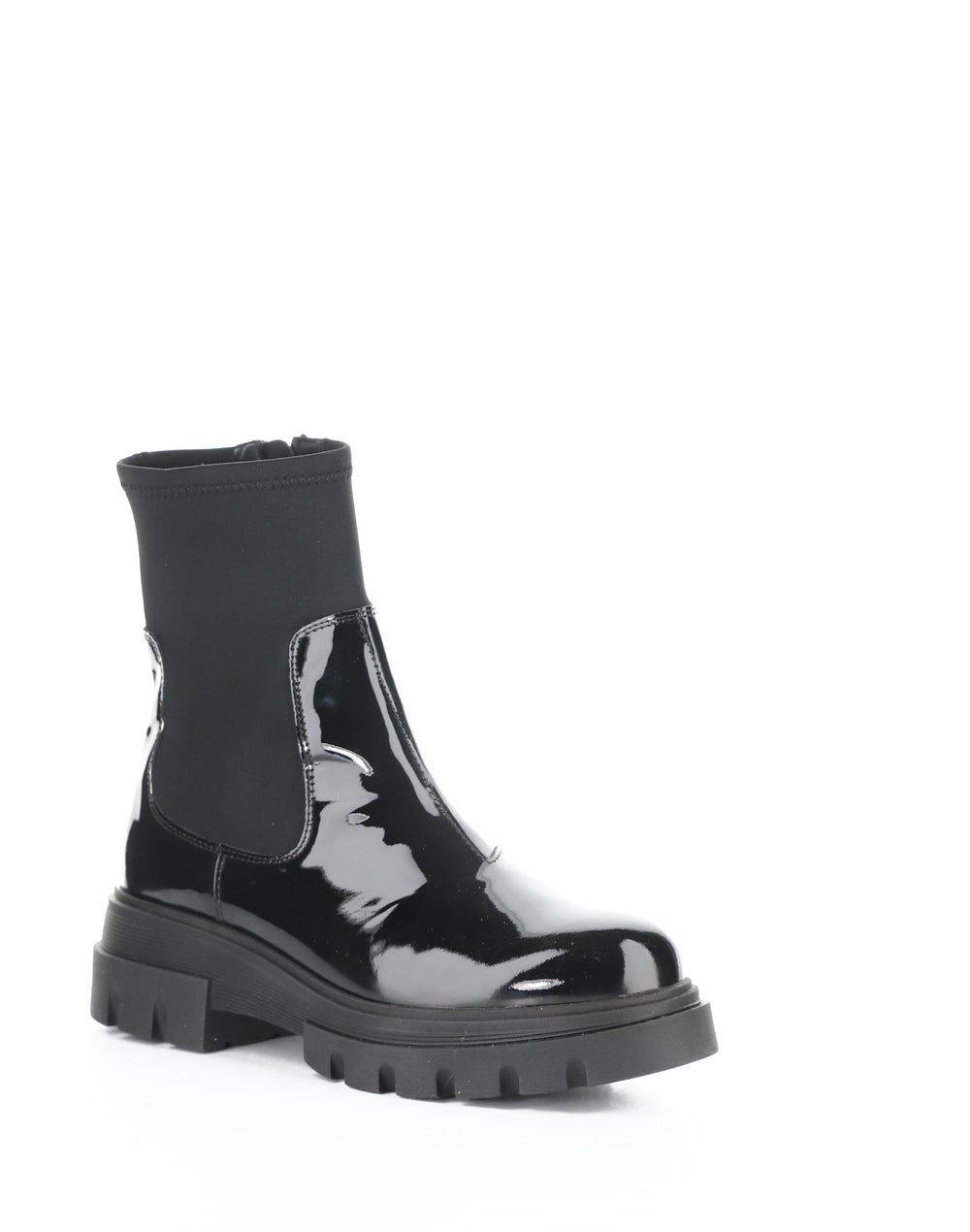 Five Black Patent/Trico