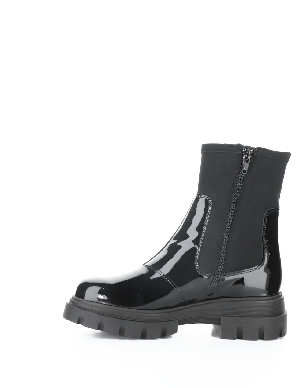 Five Black Patent/Trico