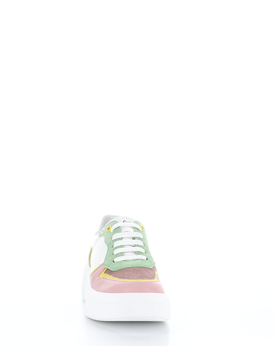 FULTON PINK/WHITE MULTI LEATHER/SUEDE