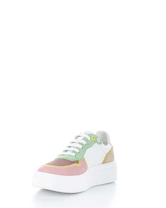 FULTON PINK/WHITE MULTI LEATHER/SUEDE