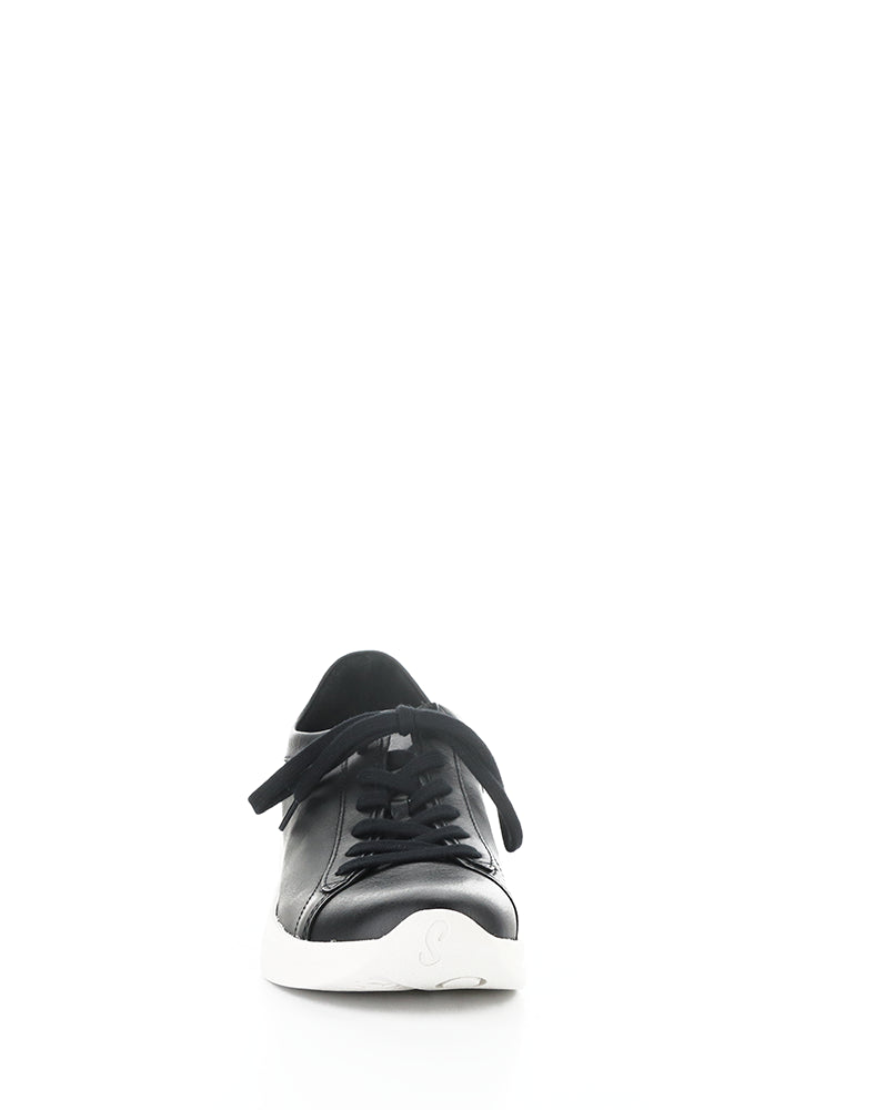 Gaji778Sof 001 Black/White Smooth Leather