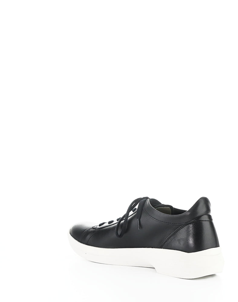 Gaji778Sof 001 Black/White Smooth Leather