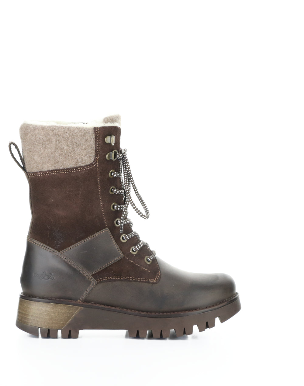 Genus Prima Dk Brown/Coffee/Bark Saddle/Suede/Tweed