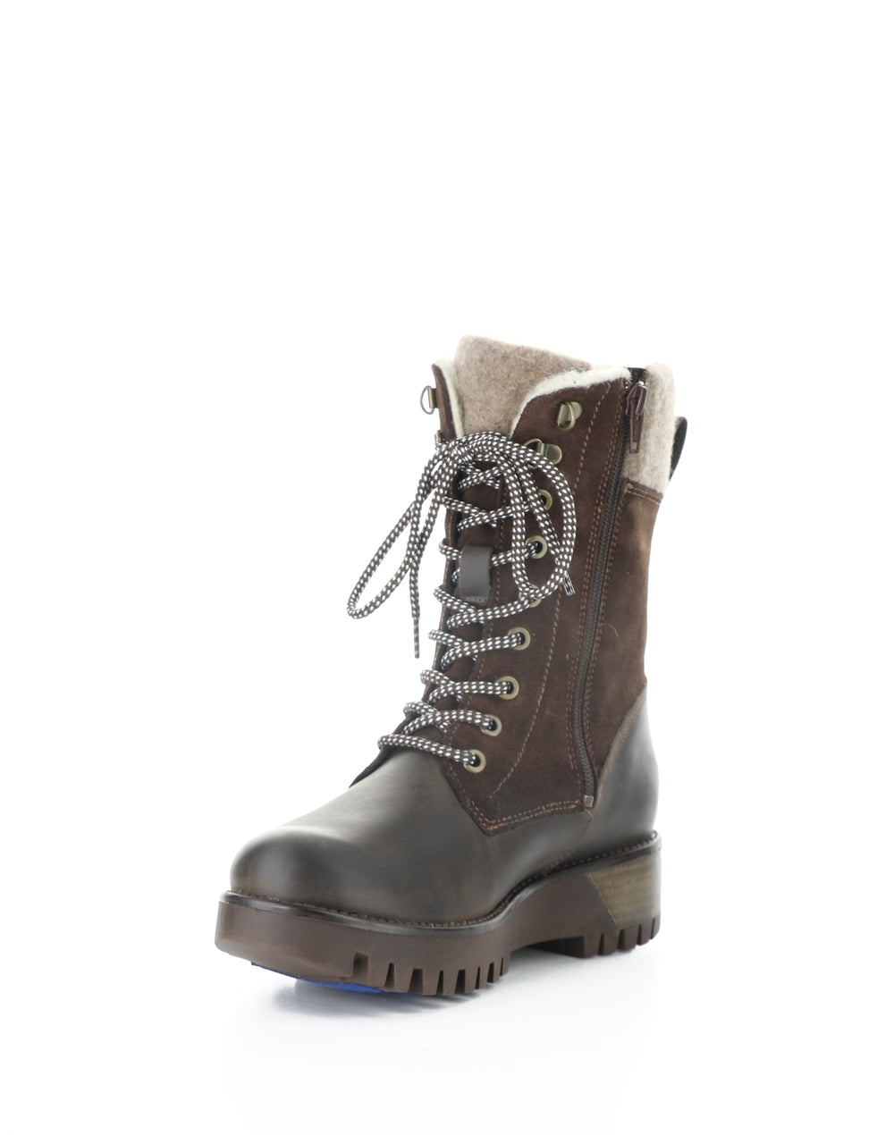 Genus Prima Dk Brown/Coffee/Bark Saddle/Suede/Tweed
