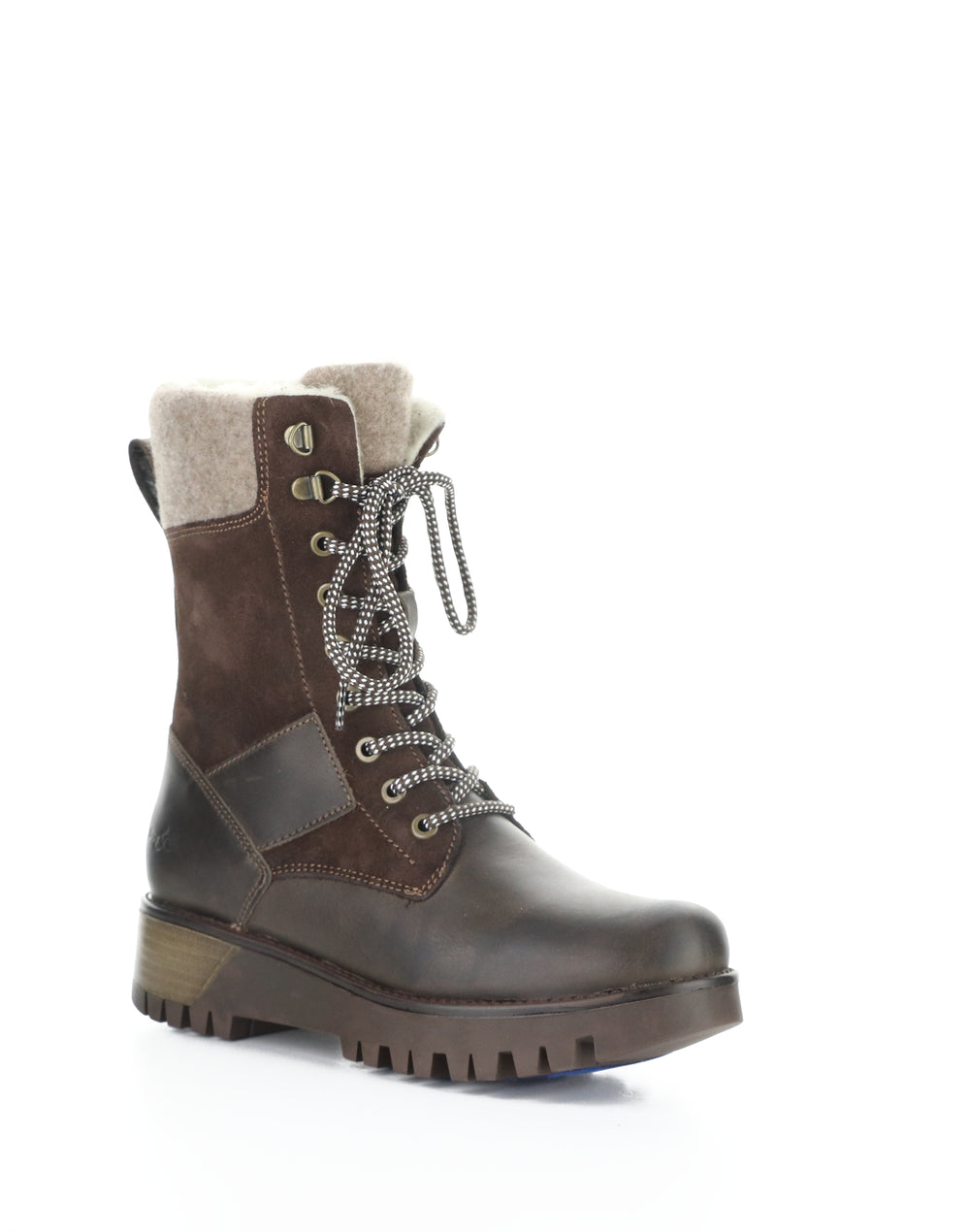 Genus Prima Dk Brown/Coffee/Bark Saddle/Suede/Tweed