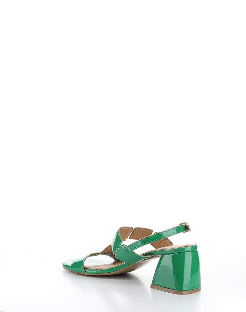 GLOW EMERALD PATENT PU