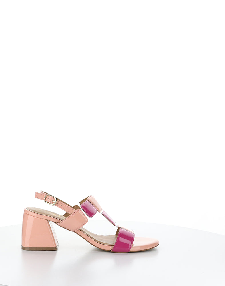 Glow Fuchsia/Pink Multi Patent Pu