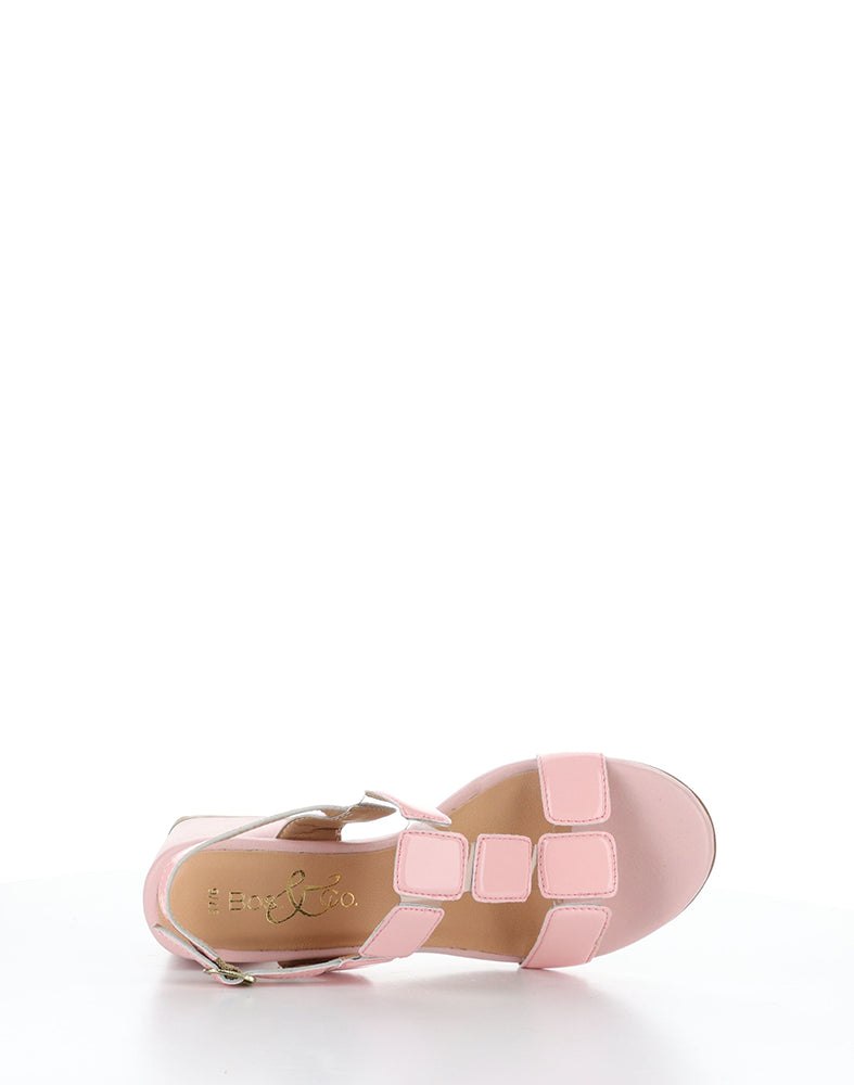 GLOW PINK PATENT PU