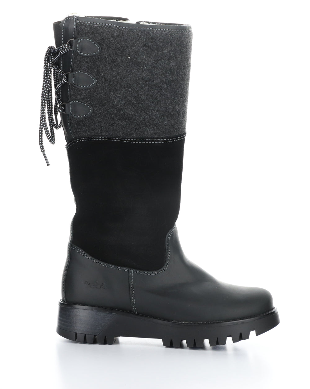 GOOSE PRIMA BLACK/BLACK Round Toe Boots