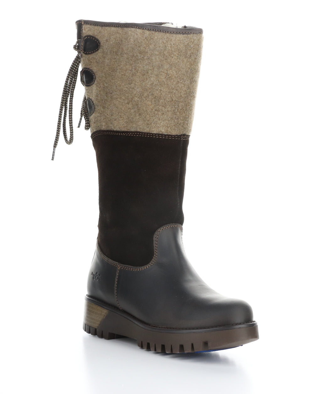 GOOSE PRIMA DK BROWN/COFFEE Round Toe Boots