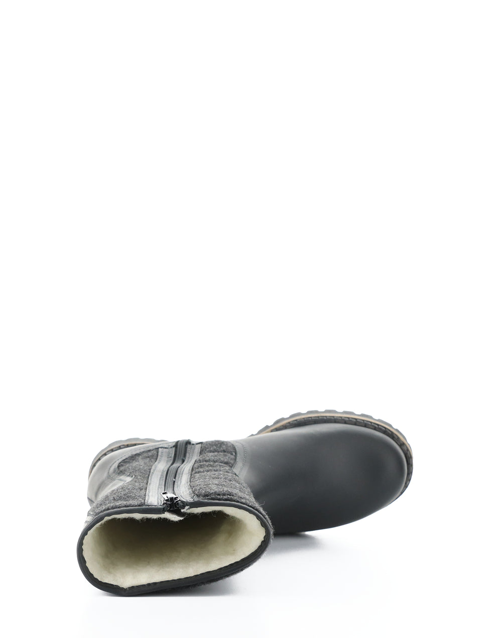 HARLYN BLACK SADDLE/TWEED