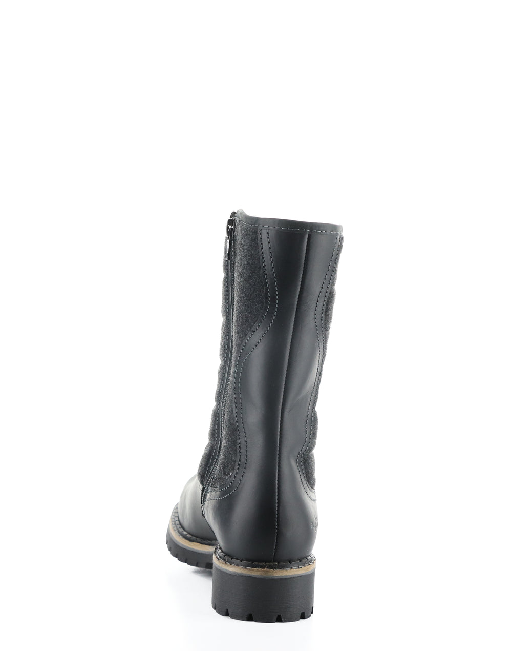 HARLYN BLACK SADDLE/TWEED