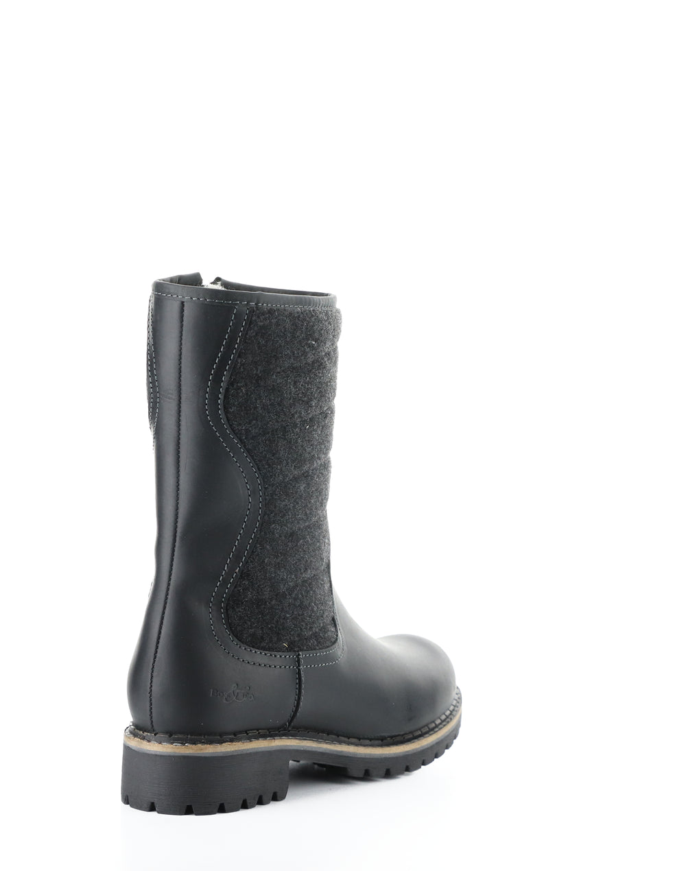 HARLYN BLACK SADDLE/TWEED