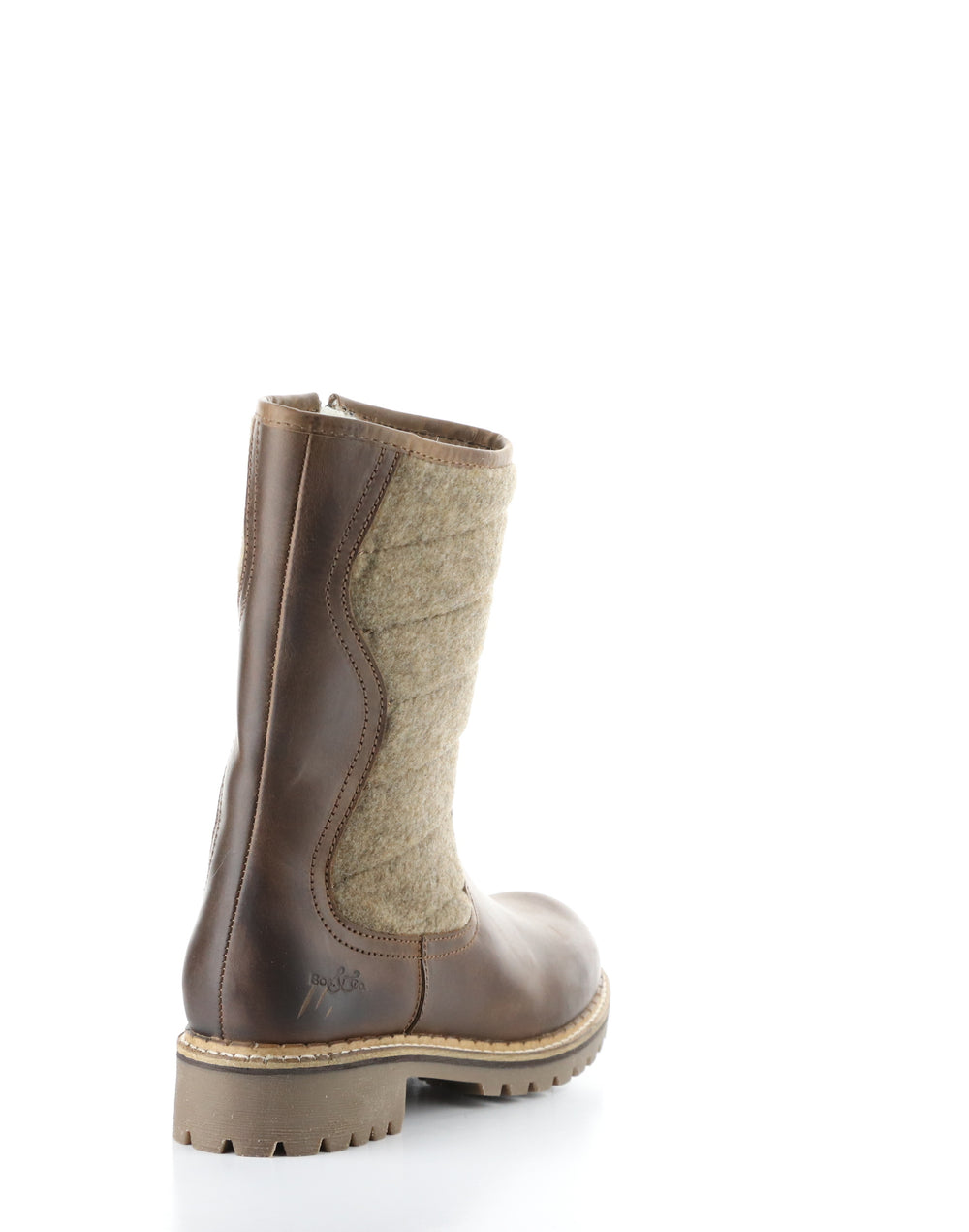 HARLYN CAMEL/BEIGE Round Toe Boots