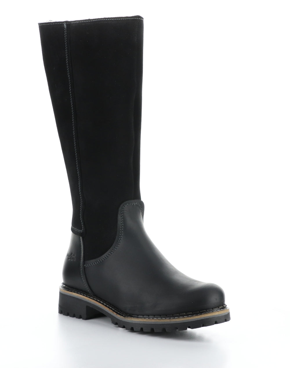 HUDSON BLACK Round Toe Boots