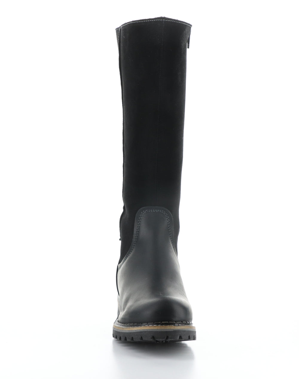 HUDSON BLACK Round Toe Boots